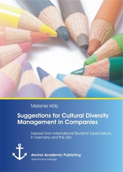 Cover Suggestions for Cultural Diversity Management in Companies: Derived from International Students' Expectations in Germany and the USA (eBook, PDF)