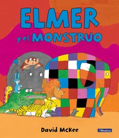 Elmer. Elmer y el monstruo : álbum ilustrado - Pérez-Sauquillo Muñoz, Vanesa; McKee, David