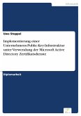 Implementierung einer Unternehmens-Public-Key-Infrastruktur unter Verwendung der Microsoft Active Directory Zertifikatsdienste (eBook, PDF)