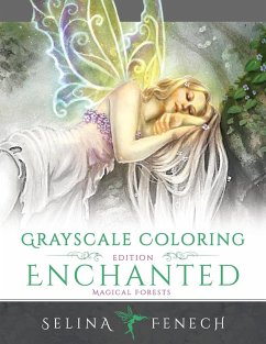 Enchanted Magical Forests - Grayscale Coloring Edition - Fenech, Selina