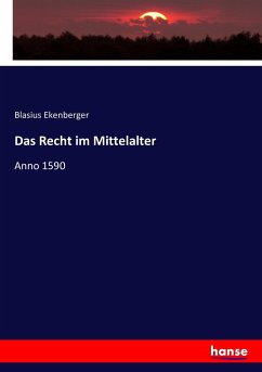 Cover Das Recht im Mittelalter
