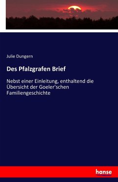 Des Pfalzgrafen Brief