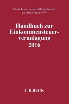 Cover Handbuch zur Einkommensteuerveranlagung 2016