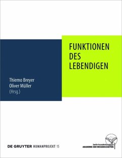 Funktionen des Lebendigen (eBook, ePUB)