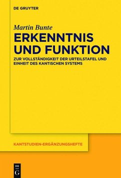 Erkenntnis und Funktion (eBook, ePUB) - Bunte, Martin