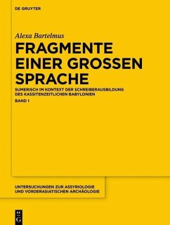 Fragmente einer großen Sprache (eBook, PDF) - Bartelmus, Alexa Sabine