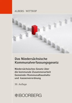 Das Niedersächsische Kommunalverfassungsgesetz - Albers, Heinrich;Wittkop, Stefan