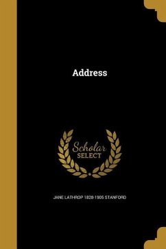 Address - Stanford, Jane Lathrop