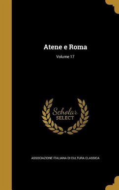 Cover Atene e Roma; Volume 17