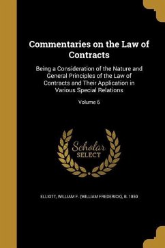 Commentaries on the Law of Contracts