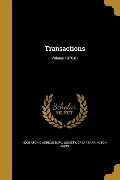 Transactions; Volume 1876-81