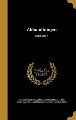 Abhandlungen; Band abh. 4