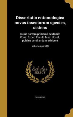 Dissertatio entomologica novas insectorum species, sistens