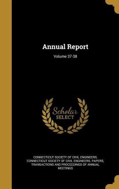 Annual Report; Volume 37-38