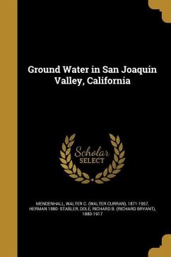 Ground Water in San Joaquin Valley, California - Stabler, Herman