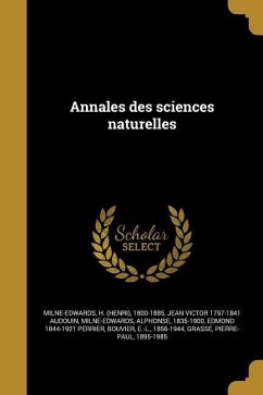 Annales des sciences naturelles