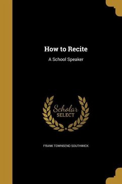 Cover How to Recite