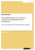 The possible impacts of a crisis on a company's risk management and performance (eBook, PDF)