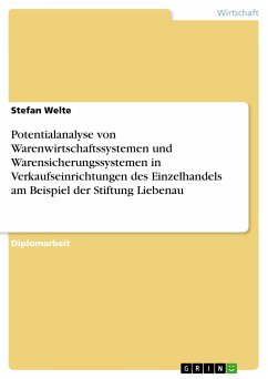 Potentialanalyse von Warenwirtschaftssystemen und Warensicherungssystemen in Verkaufseinrichtungen des Einzelhandels am Beispiel der Stiftung Liebenau (eBook, PDF)