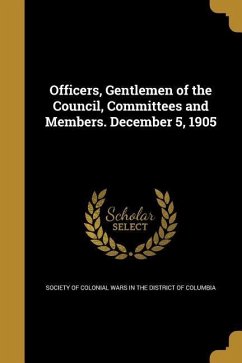 OFFICERS GENTLEMEN OF THE COUN