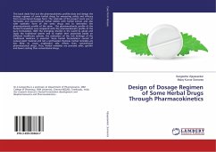 Design of Dosage Regimen of Some Herbal Drugs Through Pharmacokinetics - Vijayasankar, Sangeetha;Samanta, Malay Kumar