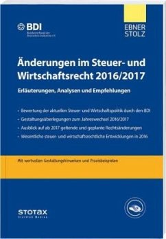 Cover Änderungen im Steuer- und Wirtschaftsrecht 2016/2017