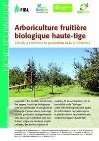 Arboriculture fruitière biologique haute-tige