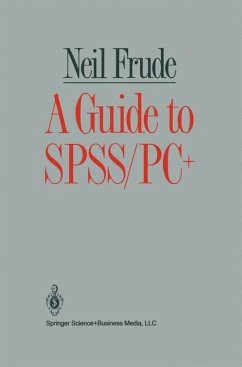 Cover A GUIDE TO SPSS/PC+ 1ED (eBook, PDF)