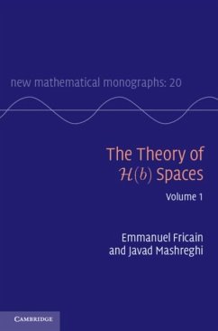 Theory of H(b) Spaces: Volume 1 (eBook, PDF) - Fricain, Emmanuel