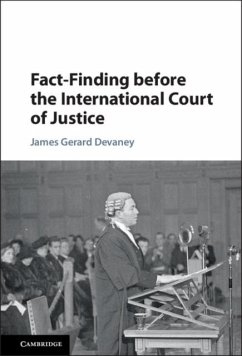 Fact-Finding before the International Court of Justice (eBook, PDF) - Devaney, James Gerard