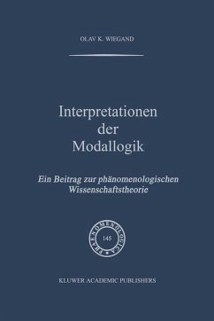 Interpretationen der Modallogik (eBook, PDF) - Wiegand, O. K.