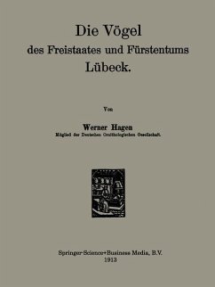 Die Vögel des Freistaates und Fürstentums Lübeck (eBook, PDF) Cover Die Vögel des Freistaates und Fürstentums Lübeck (eBook, PDF)