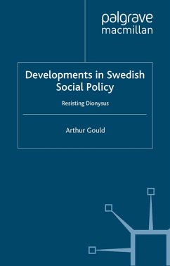 Developments in Swedish Social Policy (eBook, PDF) - Gould, A.