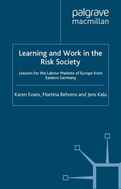 Cover Learning and Work in the Risk Society (eBook, PDF)