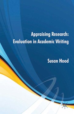Appraising Research: Evaluation in Academic Writing (eBook, PDF)