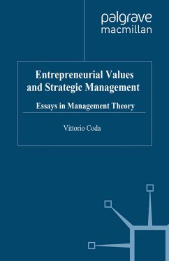 Entrepreneurial Values and Strategic Management (eBook, PDF) - Coda, V.