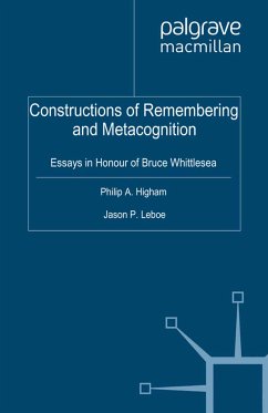 Constructions of Remembering and Metacognition (eBook, PDF)