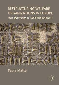 Restructuring Welfare Organizations in Europe (eBook, PDF) - Mattei, P.