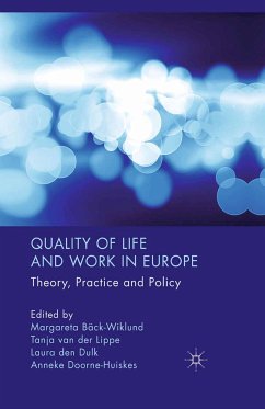 Quality of Life and Work in Europe (eBook, PDF)