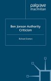 Ben Jonson: Authority: Criticism (eBook, PDF)