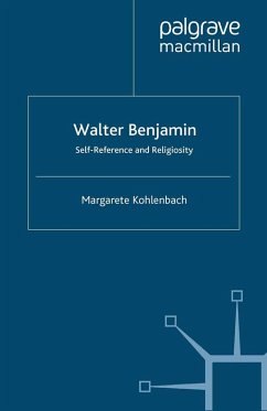 Walter Benjamin (eBook, PDF) - Kohlenbach, M.