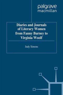 Cover Diaries and Journals of Literary Women from Fanny Burney to Virginia Woolf (eBook, PDF)