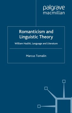 Romanticism and Linguistic Theory (eBook, PDF)
