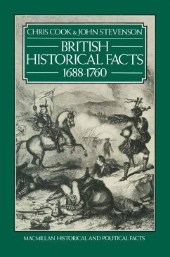 British Historical Facts: 1688-1760 (eBook, PDF) - Cook, Chris; Stevenson, John