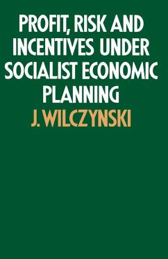 Profit, Risk and Incentives under Socialist Economic Planning (eBook, PDF)