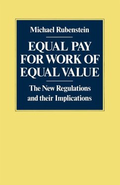 Equal Pay for Work of Equal Value (eBook, PDF) - Rubenstein, Michael