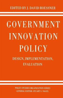 Government Innovation Policy (eBook, PDF) - Roessner, D.