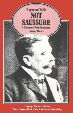 Cover Not Saussure (eBook, PDF)