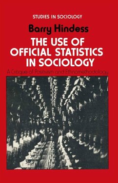 The Use of Official Statistics in Sociology (eBook, PDF) - Hindess, Barry
