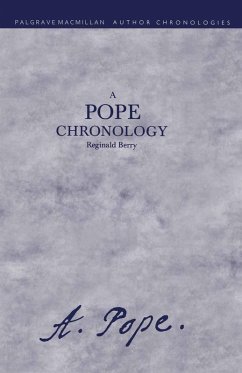 Cover Pope Chronology (eBook, PDF)